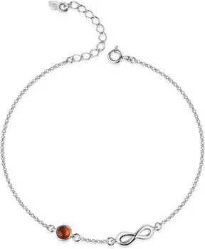 ZEEme Gemstones Armband 925 Sterling Silber Bernstein (473260017)