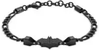POLICE - ARMBAND - Batarang 2.0 - black metal