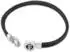 Police Infiniti Armband Herren, Leder, schwarz (PEAGB0040204)