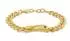Police Contorto Herrenarmband, gelbgoldfarben, schwarz, Edelstahl (PEAGB0081702)