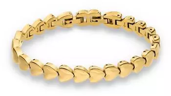 s.Oliver Armband "The Heart Row" Metall, gold