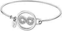 Lotus Armreif "Essentials - Infinity Unendlichkeitsschleife" mit Glasstein