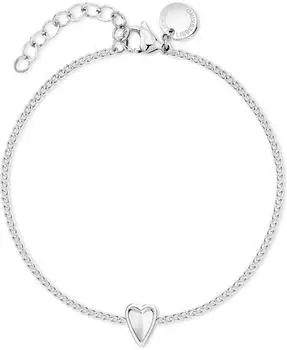 Liebeskind Mini Metal Heart Armband Edelstahl, silber (LJ-1892-B-20)