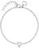 Liebeskind Mini Metal Heart Armband Edelstahl, silber (LJ-1892-B-20)