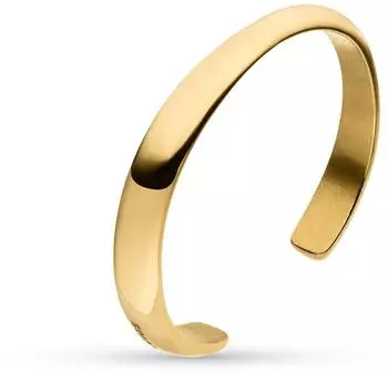 COPENHAGEN Organic Bangle Armband Edelstahl, gold