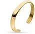 COPENHAGEN Organic Bangle Armband Edelstahl, gold