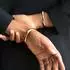 COPENHAGEN Organic Bangle Armband Edelstahl, gold