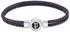 Police Infiniti Armband Herren, Leder, blau (PEAGB0040206)