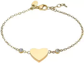 Lotus Essentials Herz-Armband Damen, Edelstahl, wei&szlig; (LS2558-2/2)