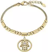 Lotus Armband "Ionic - Hamsa Fatimas Hand" mit Glasstein