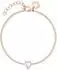 Liebeskind Mini Metal Heart Armband Edelstahl, roségold (LJ-1894-B-20)
