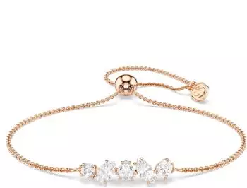 Swarovski Mesmera Armband, verschiedene Schliffe, wei&szlig;, 18K ros&eacute;goldbeschichtet (5764801)