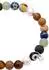 Kuzzoi Armband Smiling Face Evil Eye Bead, Achat, 925 Sterlingsilber, Herren (38591958-19)