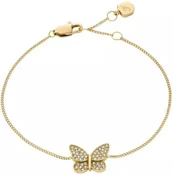 Fossil Sutton Damen Kettenarmband, Edelstahl, gold