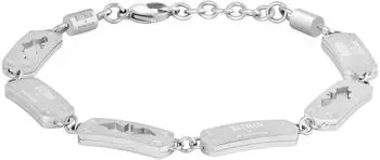 Police CRUSADER Batman Icon Armband, Edelstahl, Herren (PEAGB0015003)