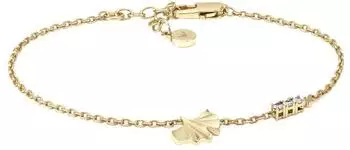 Emporio Armani Armband mit Anhänger, Edelstahl/Messing, goldfarben, Damen (EGS3263710)