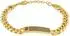 Police Chainmale Armband Herren, gelbgoldfarben-schwarz, Edelstahl, 22cm (PEAGB0078102)