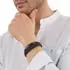 Tom Tailor Gravurarmband Edelstahl schwarz, Herren