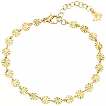 Glanzstücke München Armband Edelstahl gelbgold, Damen