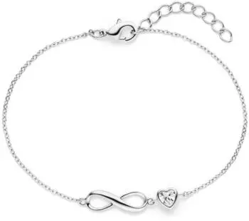 Tamaris Armband Infinity-Symbol Edelstahl, silber (TJ-0821-B-20)