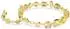 Swarovski Gema Armband, verschiedene Schliffe, gelb, 18K vergoldet (5754260)