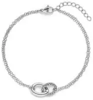s.Oliver Armband "Schmuck Geschenk Edelstahl The Daily Spark" mit Zirkonia (synth.)