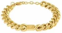Armband POLICE "Interstellar", gold (gelbgoldfarben), Armb&auml;nder, Herren, 22cm,