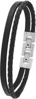 TOM TAILOR Lederarmband "Schmuck Geschenk Edelstahl Leder"