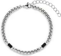 s.Oliver Armband "Schmuck Geschenk Edelstahl Basic Stones" mit Tigerauge