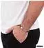 Joop! ID-Armband Herren, Edelstahl & Leder, schwarz/silber (2101599)