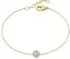 ZEEme Armband 925 Sterling Silber vergoldet, Zirkonia weiß (41554145-0)