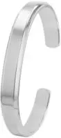 Armspange JOOP, silber (edelstahlfarben), Armb&auml;nder, Herren, Edelstahl,...