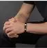 Police Unity Herrenarmband Edelstahl, Leder, schwarz (PEAGB0040701)
