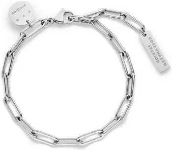COPENHAGEN Armband "Basic Tags" Edelstahl, silber, Damen