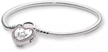 Pandora Moments Armband Silber rosa (596586FPC-17)