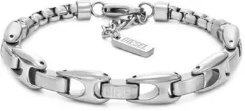 Diesel Metamorph Armband Edelstahl, silber (DX1633040)