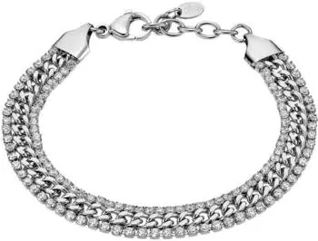 Lotus Ionic Armband Damen, Edelstahl, silber, mit Glasstein (LS2569-2/1)