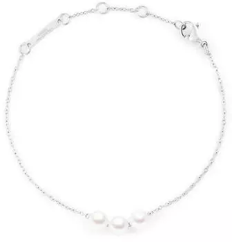 Daniel Wellington Pearl Trio Armband mit Swarovski-Perlen, silberfarben (DW00402103)