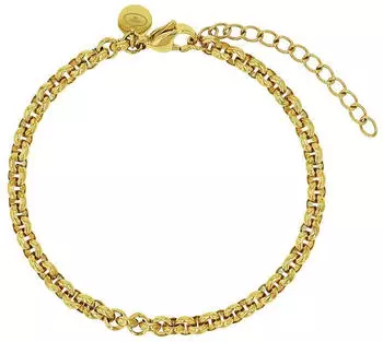 Tom Tailor Armband 20cm goldfarben, Damen, Edelstahl (TT-B0078)