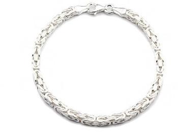 Aurum Jewelry 4mm Königsarmband 21cm