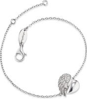 Engelsrufer Silberarmband "Little magic ARMBAND HERZFL&Uuml;GEL" mit Zirkonia (synth.)