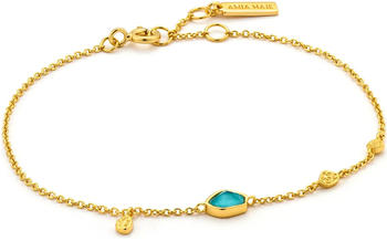 Ania Haie Ltd Ania Haie Turquoise Discs Armband (B014-01) gold