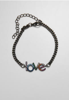 Urban Classics Love Bracelet (TB4829-03476-0044) gunmetal