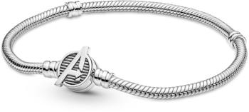 Pandora Moments Marvel The Avengers Logo-Verschluss Schlangen-Gliederarmband 18 cm