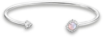Thomas Sabo Armreif Pfeil opalfarbener Stein rosa schimmernd 17,5 cm