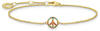THOMAS SABO Armband »Peace gold, A2083-488-7-L19V«, mit Glas-Keramik Stein, Korund