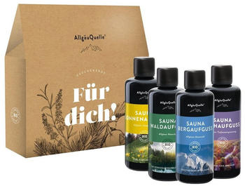 AllgäuQuelle Sauna-Aufgussset Für Dich (4 x 100ml)