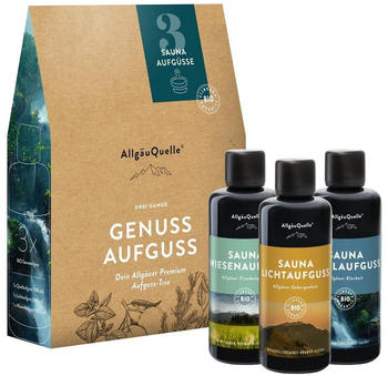 AllgäuQuelle Genuss Aufguss Set (3 x 100ml)
