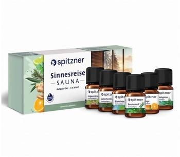 Spitzner Saunaaufguss-Set - Sinnesreise (6 x 30 ml)