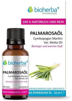 Bioherba Palmarosaöl Reines ätherisches Öl 10 ml